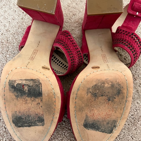 Vince Camuto chunky heel Sandals 8.5 - Picture 5 of 7